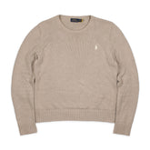Ralph Lauren Knit Pullover in Beige Größe M
